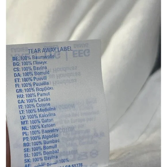 New Take It Easy Graphic T-Shirt White Yellow XXL Cotton Women's - Picture 5 of 6